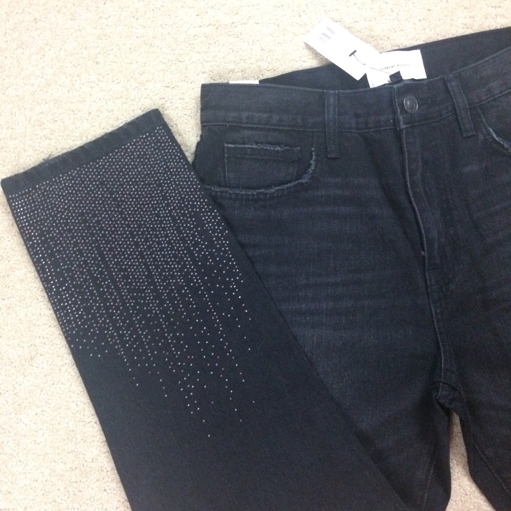 Current/Elliott Vintage Cropped Slim Belmont Jeans
